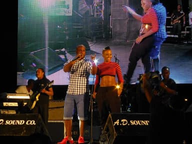 Bunji Garlin performing
