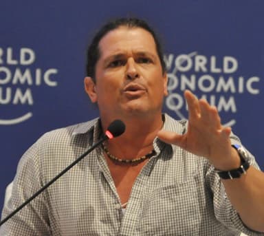 Carlos Vives: CARTAGENA/COLOMBIA,07APRIL2010 - Carlos Vives, Singer, Composer and Actor in the session Music for Social Change at the World Economic Forum on Latin America