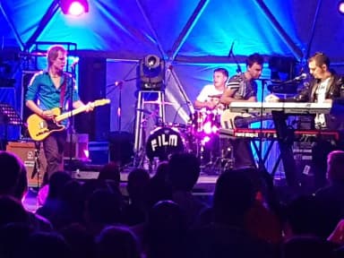 Film: Croatian rock group, Film, performing in 2018 at the Dubrovnik Craft Beer Festival.
