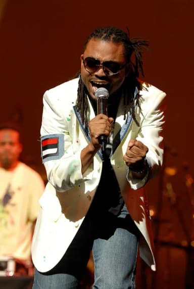 Machel Montano performing