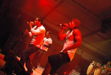 Orishas: Cuban hip-hop group Orishas performing in Warszawa, Poland during 5th Cross Culture Festival
