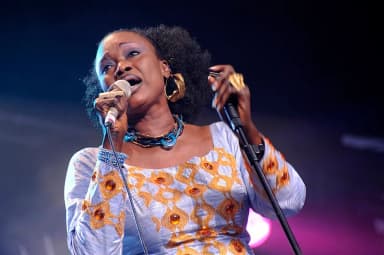 Oumou Sangaré: http://www.bbc.co.uk/radio2/cambridgefolkfestival/2009/artists/oumou-sangare/photos/ Taken for BBC Radio 2 at Cambridge Festival 2009: