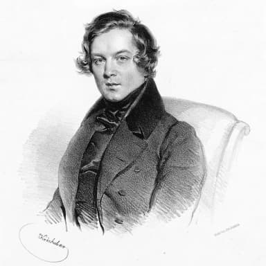 Robert Schumann: Depicted person: Robert Schumann