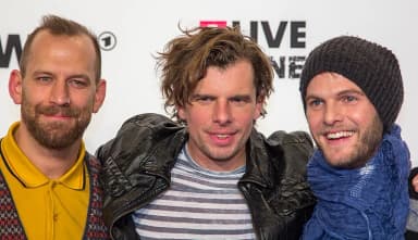 Sportfreunde Stiller: 1LIVE Krone 2013: Sportfreunde Stiller auf dem roten Teppich