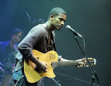 Tcheka: singer from Cape Verde, performing in Warszawa, Poland during the 5th Cross Culture Festival