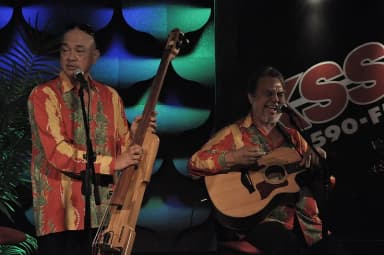 The Brothers Cazimero: The Brothers Cazimero (Robert Cazimero and Roland Cazimero) performig at thehall.tv studio.