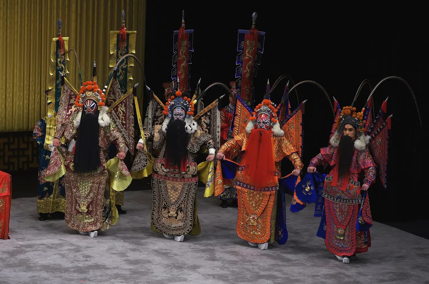 China: A en:Peking opera performance in en:Tianchan Theatre by en:Shanghai Jingju Theatre Company.