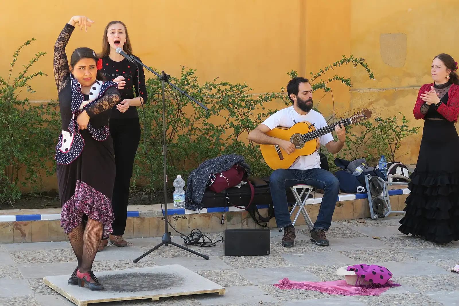 Spain: Flamenco guitarists dancers singers Seville