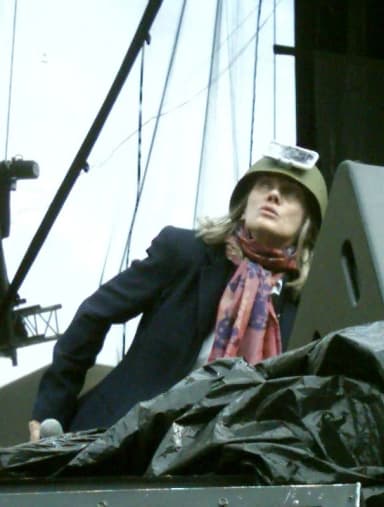 Diane Dufresne: Diane Dufresne lors d'une répétition du spectacle Terre, planète bleue présenté aux FrancoFolies de Montréal