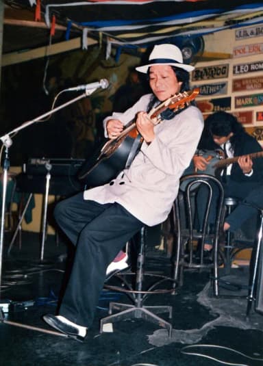 Freddie Aguilar: popular folk musician from the Philippines. Photo taken in Tondo, National Capitol Region, The Phillipines
