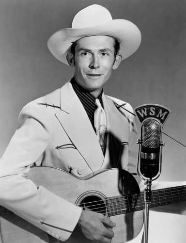 Hank Williams: Hank Williams publicity photo for WSM in 1948.