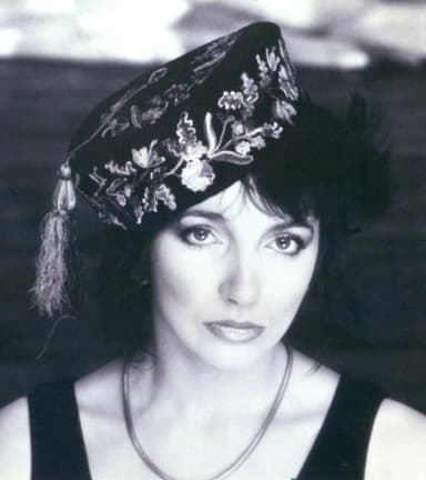 Kate Bush: Kate Bush in a publicity photo for her album Hounds of Love, circa 1985.