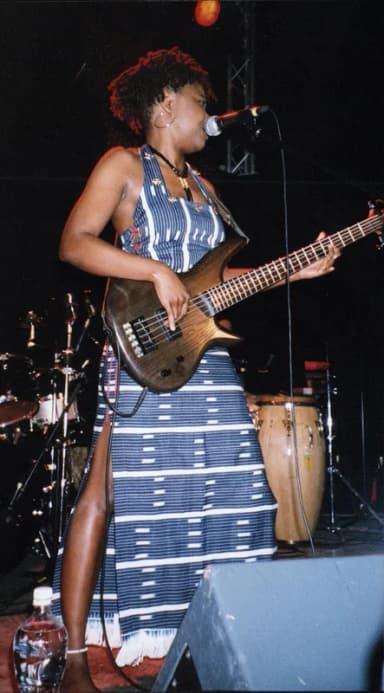 Manou Gallo performing