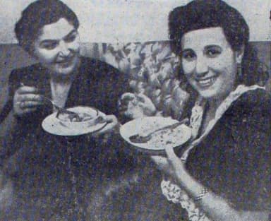 Müzeyyen Senar: 6 Ocak 1950 tarihli Akşam gazetesinde Zehra Bilir ve Müzeyyen Senar