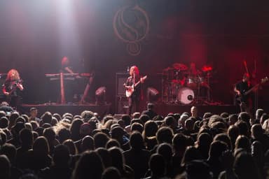 Opeth: Opeth performing live at Rock Hard Festival 2017, Gelsenkirchen, Germany