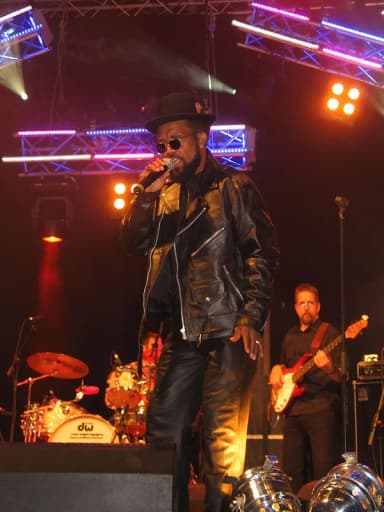 Prince Buster: Prince Buster performing at the Cardiff Festival, Cardiff, UK