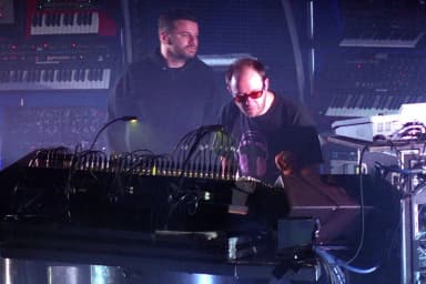The Chemical Brothers: The Chemical Brothers performing in Barcelona, Spain (2007)