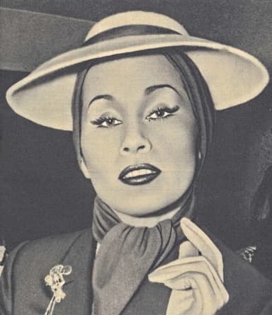 Yma Sumac: Peruvian-American soprano Yma Sumac in Italy for a tour