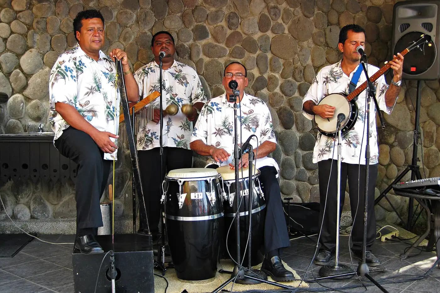Costa Rica: Un grupo de calypso limonense en Costa Rica.