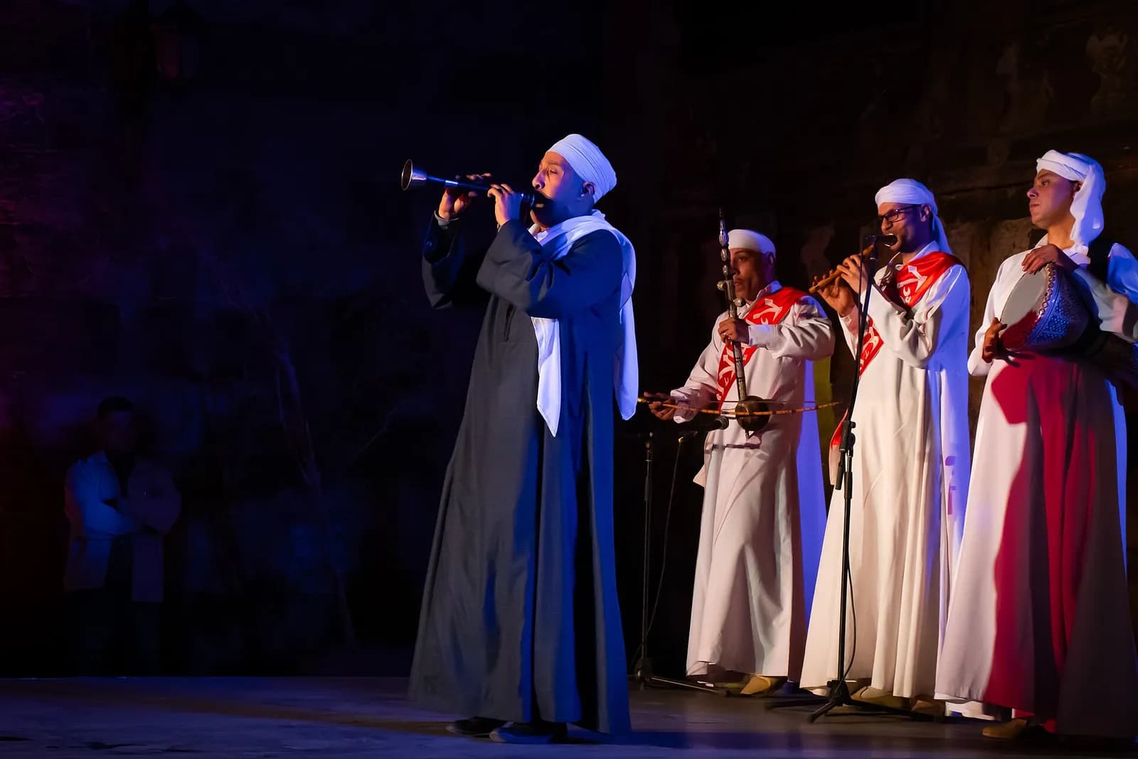 Egypt: Tanoura dance is a folk dance in Egypt for Sofiya religious people.