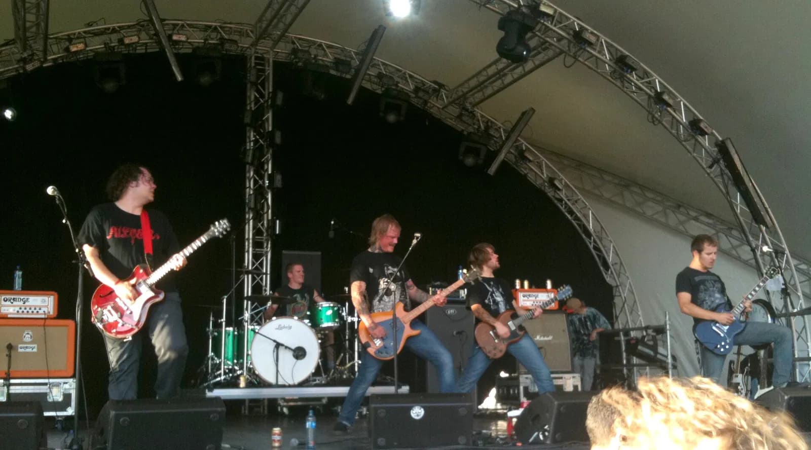 Norway: Kvelertak performing at Øyafestivalen in Oslo, Norway on August 14, 2009.